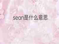 sean是什么意思