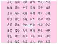 女孩可爱名字