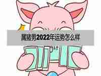 2022年亥猪男运势