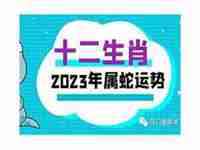 2022属相蛇的运势