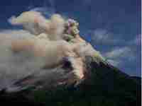 印尼火山爆发