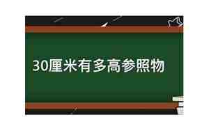 30厘米有多长，30厘米有多长图片