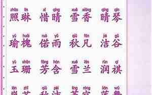 好听的带水叠字名字，好听的带水叠字名字女孩